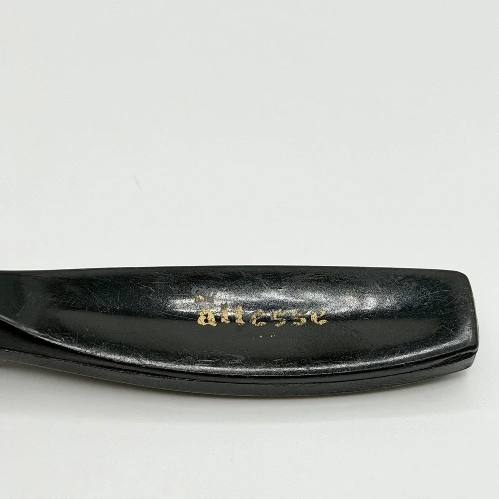 Vintage Altesse France Hair Brush Black Red Cushion Nylon Bristle 7